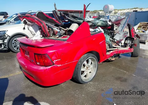 2003 Ford Mustang из США, поврежденный, VIN 1FAFP40493F357250